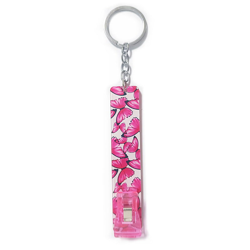 Wholesale Contactless Card Reader Clip Acrylic Keychain